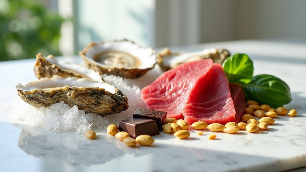 zinc intake varies by demographics