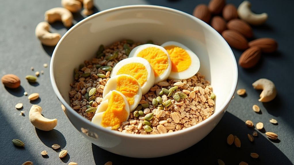 zinc rich protein breakfast bowls