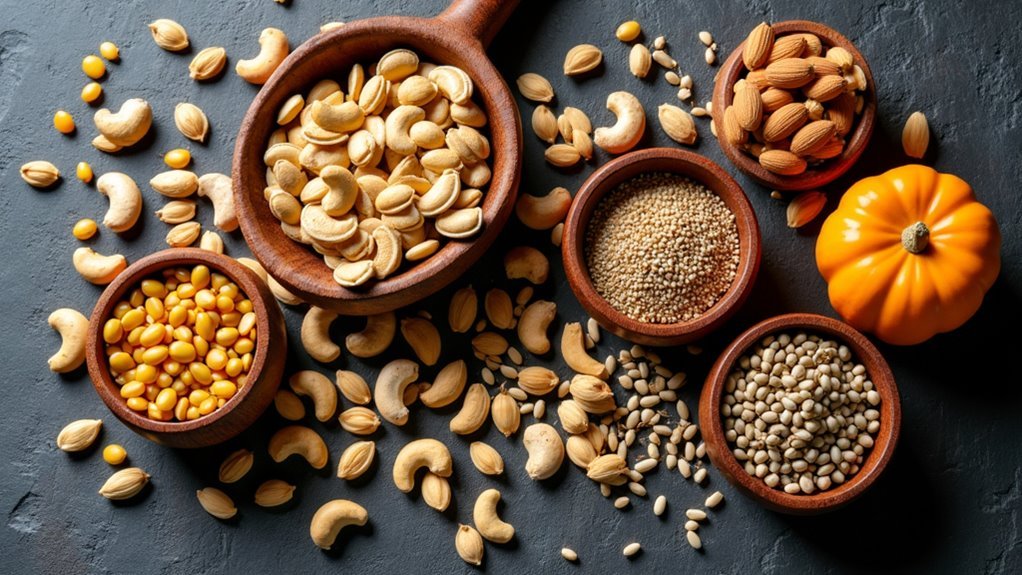 zinc rich seeds and nuts